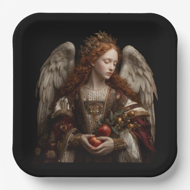 Angel Pappteller (Vorderseite)