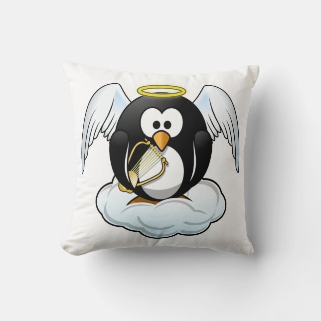 ANGEL PENGUIN KISSEN (Vorderseite)