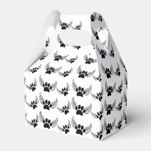 Angel Pet Paw Prints Custom Geschenkschachtel