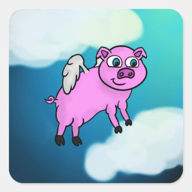 Angel Piggy Stickers (Vorderseite)