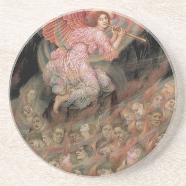 Angel Piping zu Soulen in Hell von Evelyn De Morga Untersetzer (Vorne)