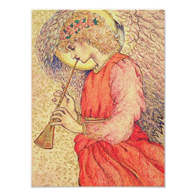 Angel Playing Fotodruck (Vorne)