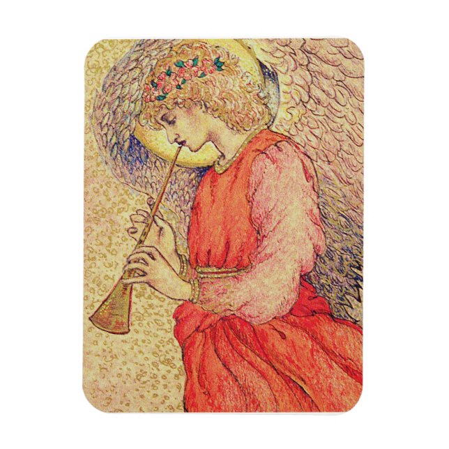 Angel Playing Magnet (Vertikal)
