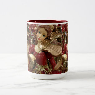 ANGEL PLAYING VIOLIN KAFFEE UND TEE TASSE