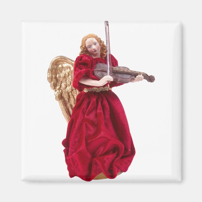 Angel Playing Violin Magnet (Vorne)