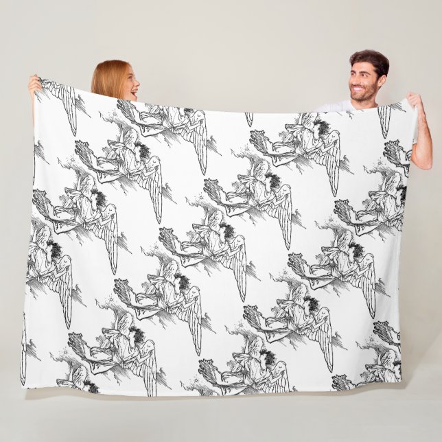 Angel Postcard Fleece Blanket (Beispiel)