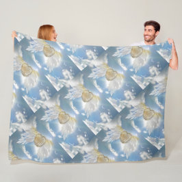 Angel Postcard Fleece Blanket