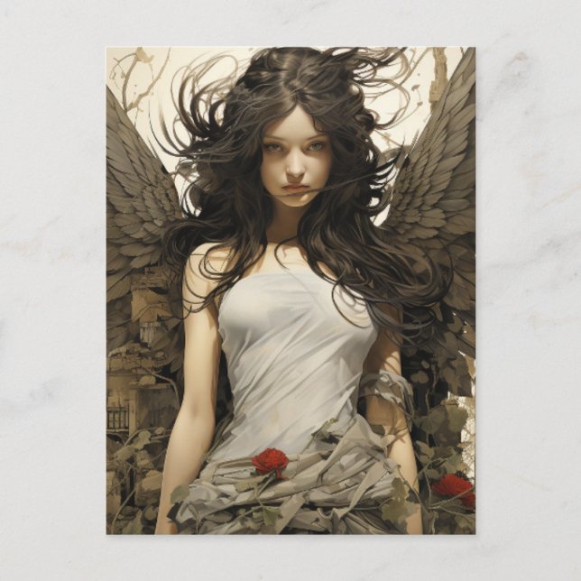 Angel Postkarte (Vorderseite)