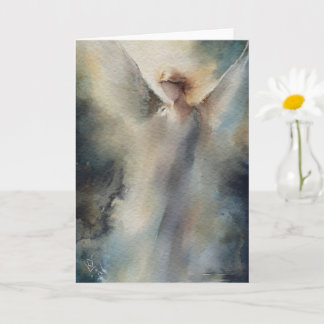 Angel-Postkarte für Wasserfarben: Bibel-Inspiriert Karte