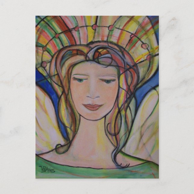 Angel Postkarte von ValAries (Vorderseite)