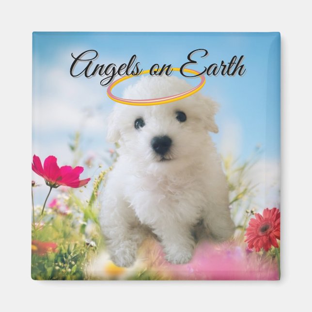 Angel Puppy Magnet (Vorne)