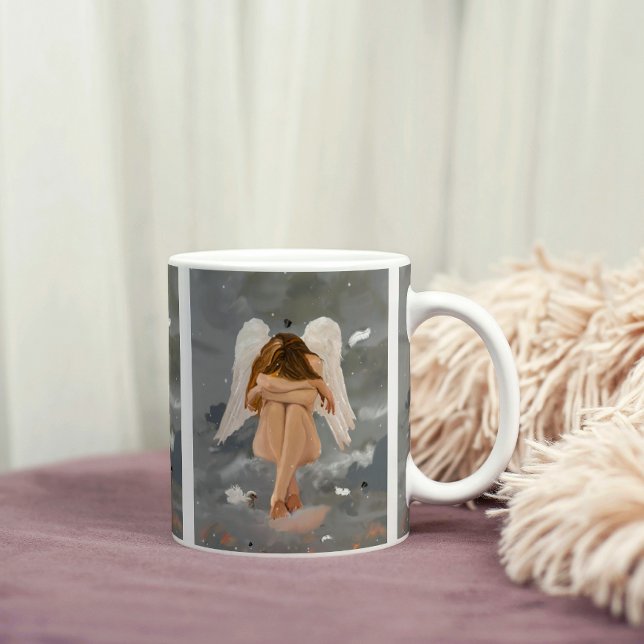 Angel Resting Kaffeetasse (Von Creator hochgeladen)