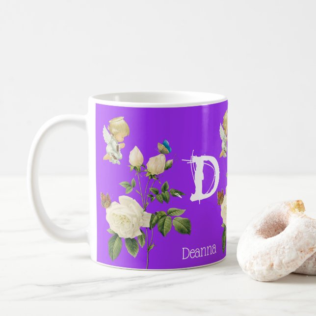Angel Rose Lila Tasse (Mit Donut)