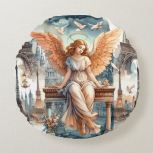 Angel Rundes Kissen