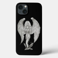 Angel - Schwarzweiß-Design