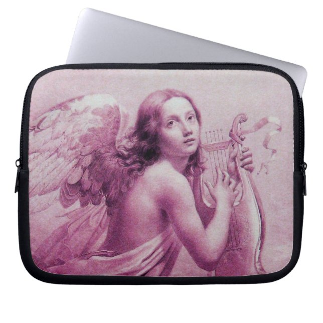 ANGEL SPIELEN LYRA ÜBER DEM KLOUDS Pink Laptopschutzhülle (Vorderseite)