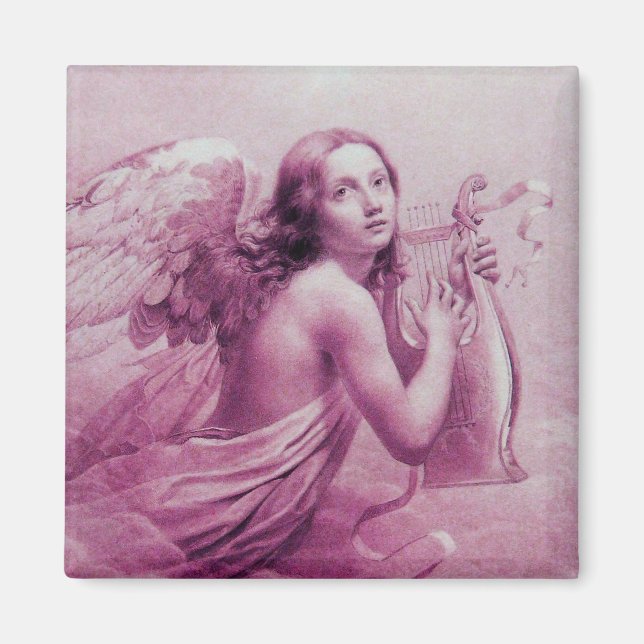 ANGEL SPIELEN LYRA ÜBER DEM KLOUDS Pink Magnet (Vorne)