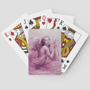 ANGEL SPIELEN LYRA ÜBER DEM KLOUDS Pink Spielkarten