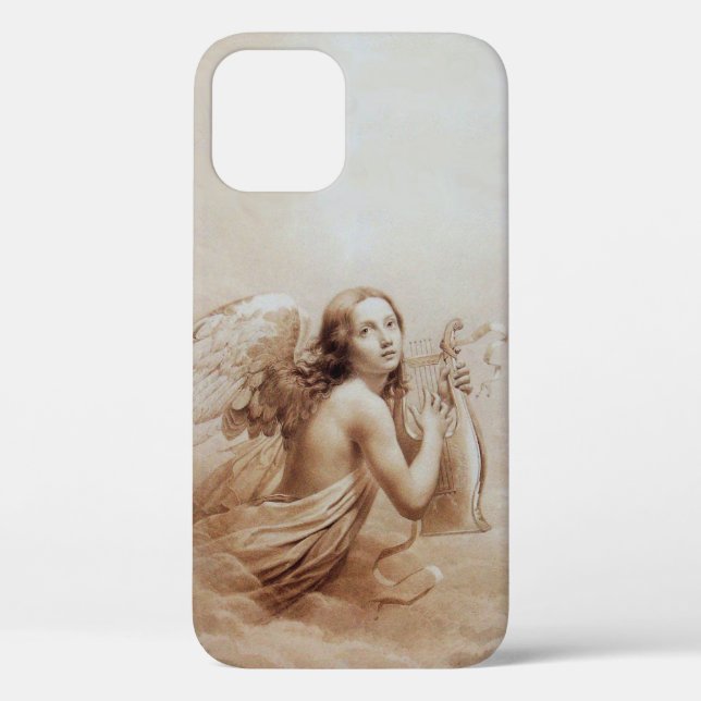 ANGEL SPIELEN LYRA ÜBER DIE KLOUTEN braun Case-Mate iPhone Hülle (Rückseite)