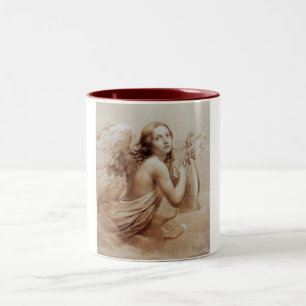 ANGEL SPIELEN LYRA ÜBER DIE KLOUTEN braun Zweifarbige Tasse