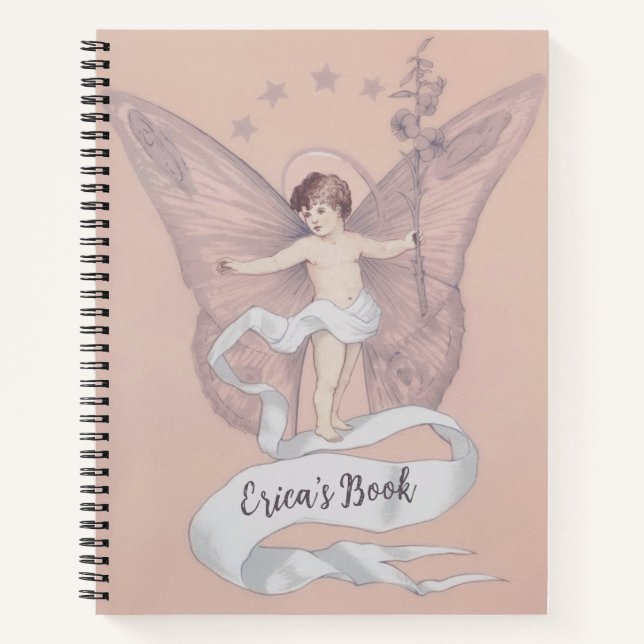 Angel Spiral Notebook Notizbuch (Vorderseite)