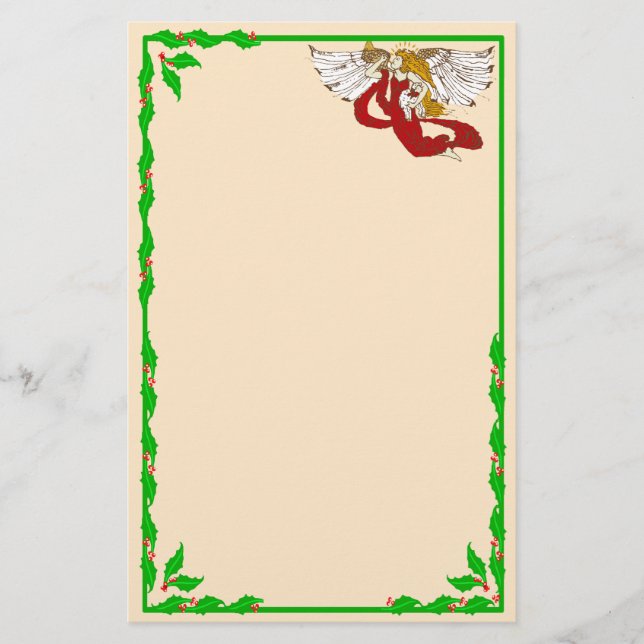 Angel Stationery Briefpapier (Vorderseite)