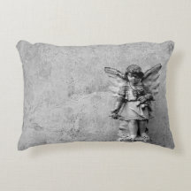 Angel Statuary Accent Pillow