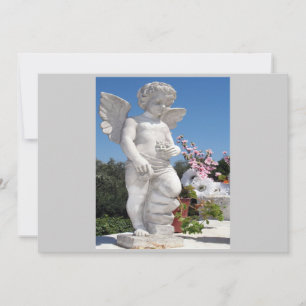 Angel-Statue in Grau I