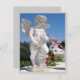 Angel-Statue in Grau III (Vorne/Hinten)