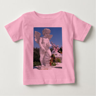 Angel Statue in Rosa Baby T-shirt