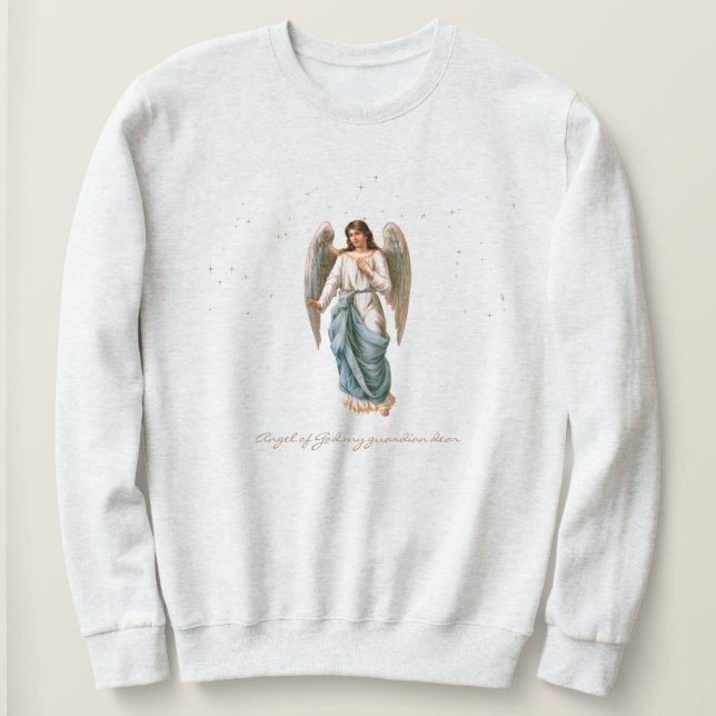 Angel Sweatshirt, grau, Frauenwächter Sweatshirt (Design vorne)