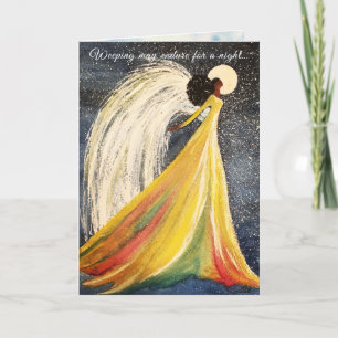 Angel Sympathy Card Feiertagskarte