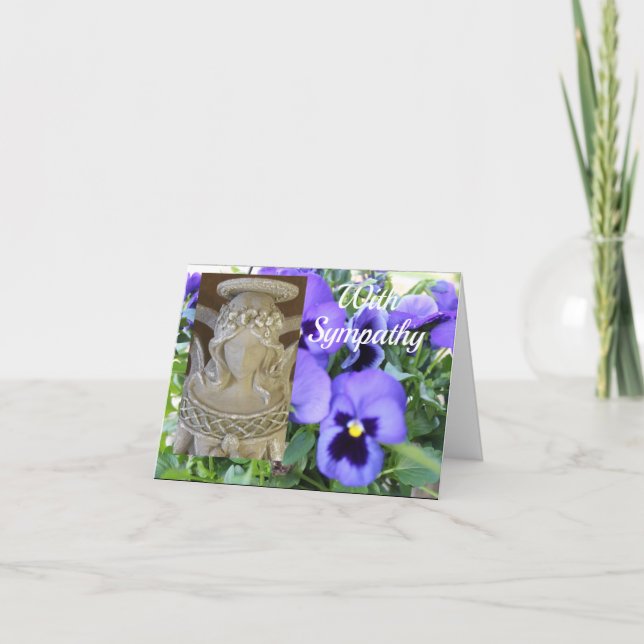 Angel Sympathy Card Karte (Vorderseite)