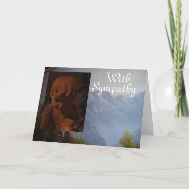 Angel Sympathy Card Karte (Vorderseite)