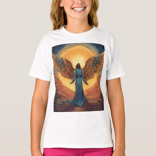 Angel-T - Shirt für Mädchen (Vorderseite)