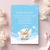 Angel Teddy Bear über Clouds Bücher für Baby Blue