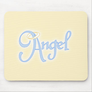 Angel Text Mousepad