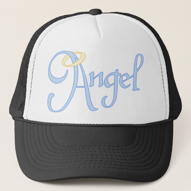Angel Text Truckerkappe (Vorderseite)