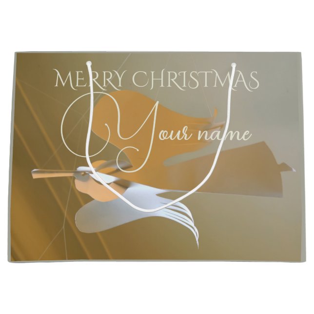 Angel-Trompeten Große Geschenktüte (Vorderseite)