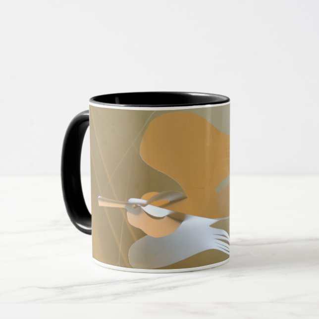 Angel-Trompeten Tasse (Vorderseite Links)