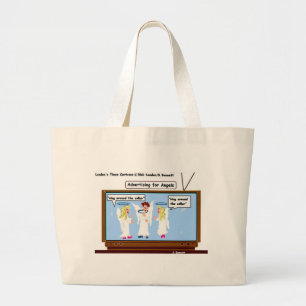 Angel TV Werbung Funny Gifts & T-Shirts Jumbo Stoffbeutel
