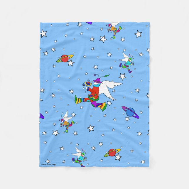 Angel Typs Starry Night Fleece Blanket (Vorderseite)