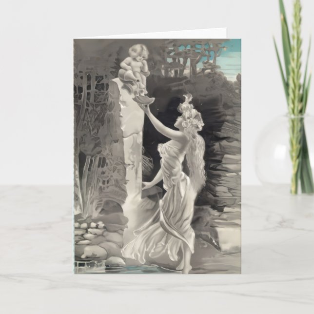 Angel und Goddess Valentine Karte (Vorderseite)