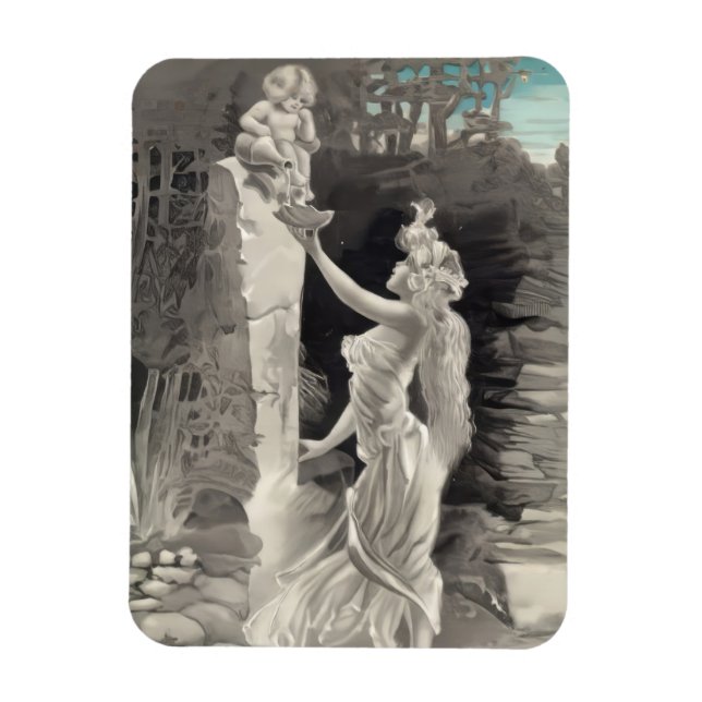 Angel und Goddess Valentine Magnet (Vertikal)