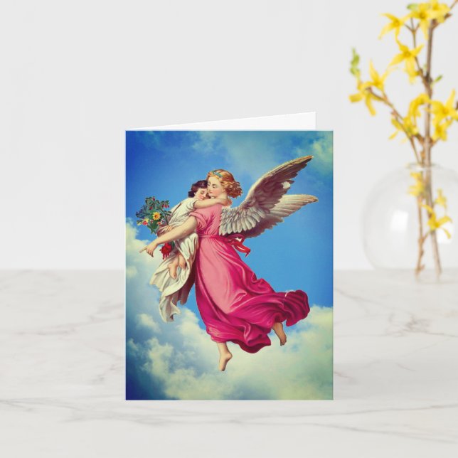 Angel- und Kindermerkkarte Karte (Gelbe Blume)