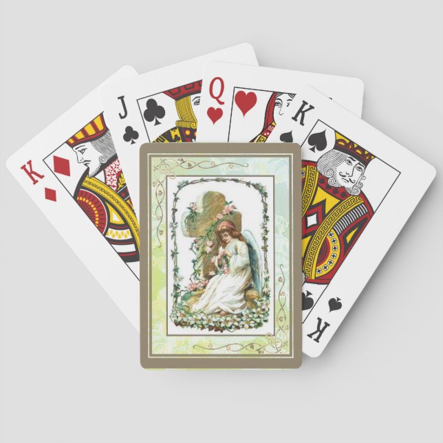 Angel- und Kreuzspielkarten Spielkarten (Rückseite)