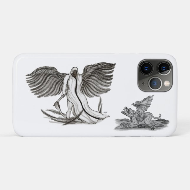 Angel Uriel Case-Mate iPhone Hülle (Rückseite (Horizontal))