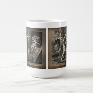 Angel verkündet die Auferstehung von Jean Roullet Kaffeetasse