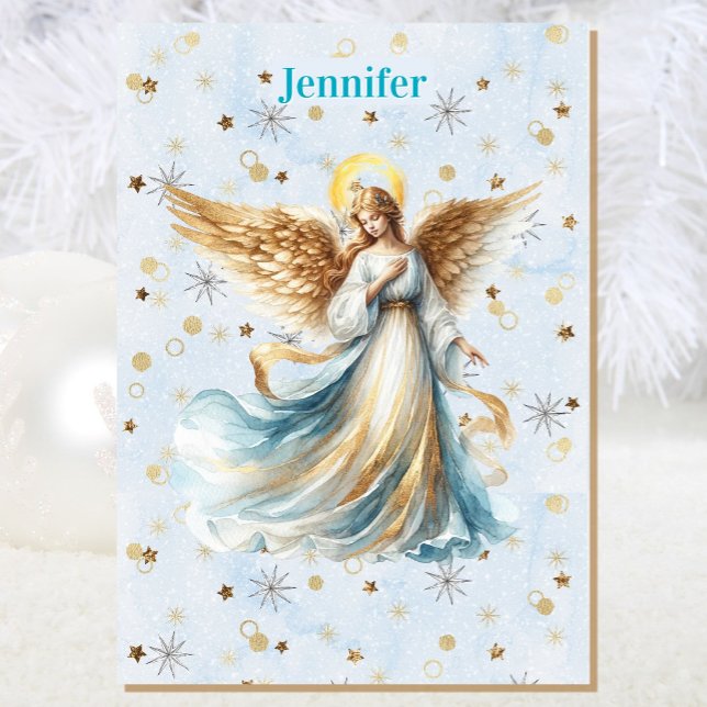 Angel Weihnachts Segen Unterschrift religiöse hinz Karte (Von Creator hochgeladen)