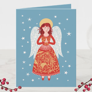 Angel Weihnachtskarte Feiertagskarte